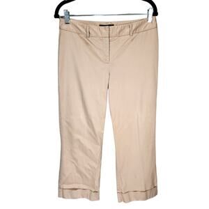 The Limited Stretch Khaki Capri Cropped Pants Womens Size 8